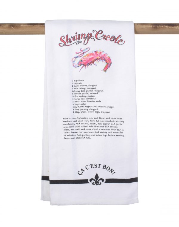 Embroidered Making Groceries New Orleans Slang Kitchen Towel