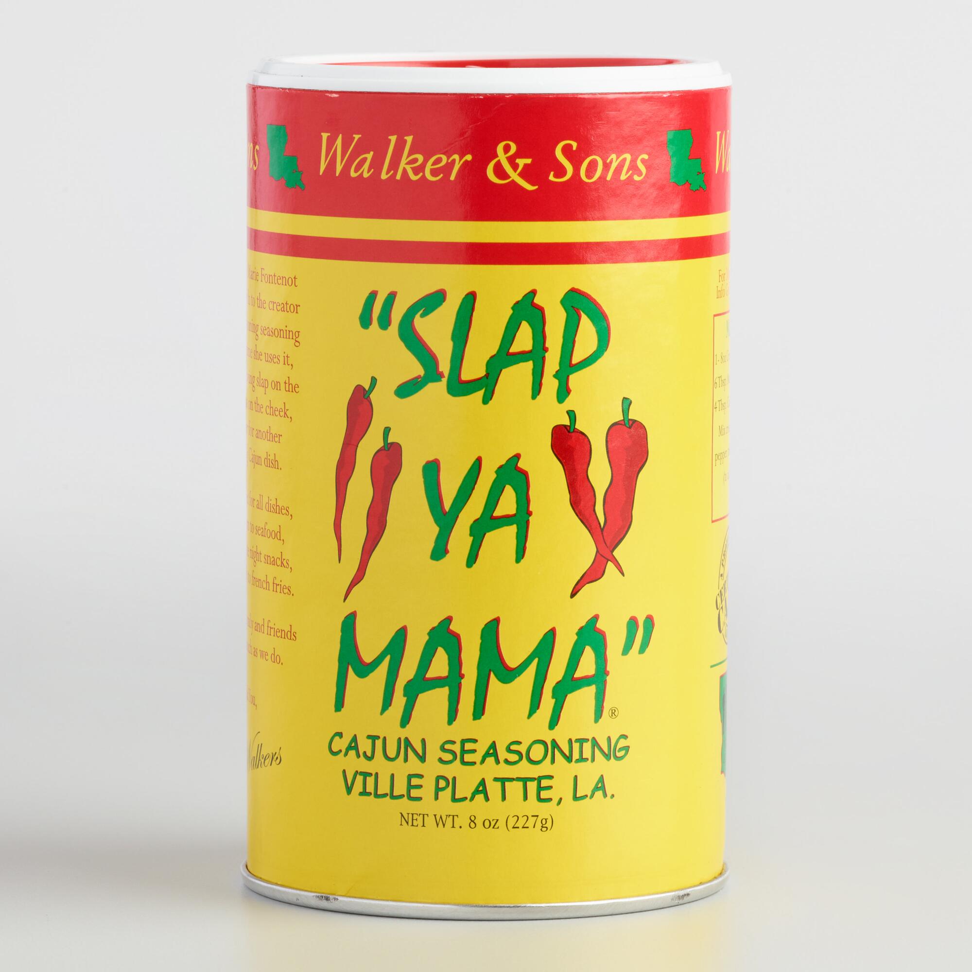 https://neworleanscajunstore.com/wp-content/uploads/2020/05/Slap-Ya-Mama-Original-Cajun-Seasoning-4oz-front-1.jpg