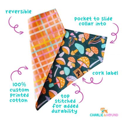 NOLA Reversible Dog Bandana - Image 3