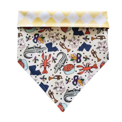 NOLA Reversible Dog Bandana