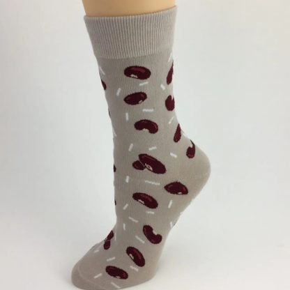 Tan Red Beans & Rice Socks