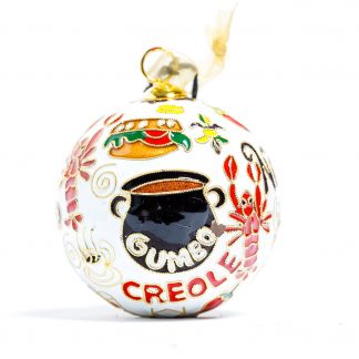 Kitty Keller Designs WHITE Food Icons Ornament