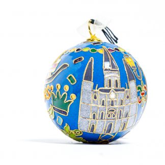 Kitty Keller Designs BLUE New Orleans Icons Ornament