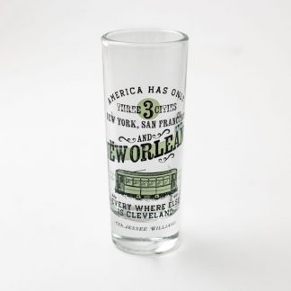 Three Cities Tennessee Williams Shot Glass