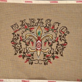 Needlepoint Canvas Fleur de Tabasco!