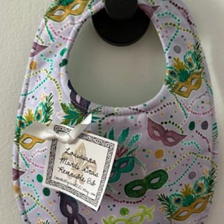 Mardi Gras Masks Bib
