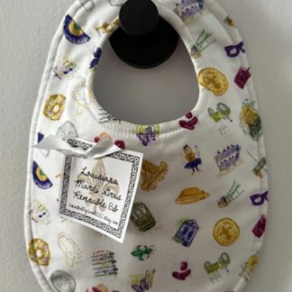 Mardi Gras Icons Bib