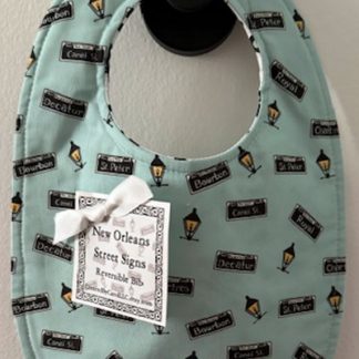 New Orleans Street Signs Bib