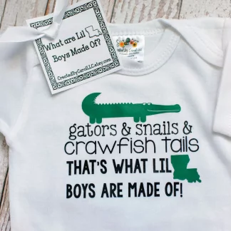 Lil' Louisiana Boy Baby Onsie