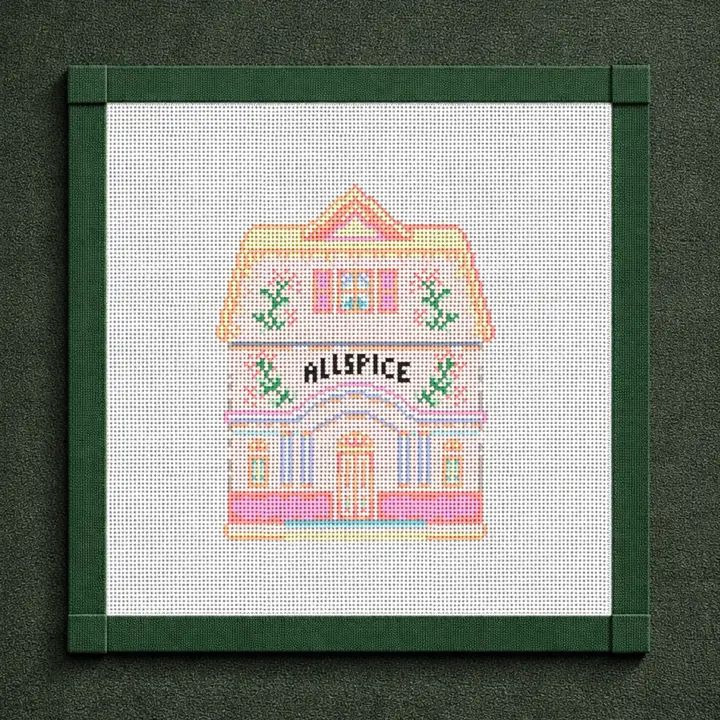 Lenox Allspice House Needlepoint Canvas
