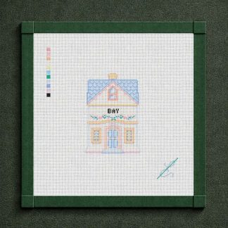 Lenox Bay House Needlepoint Canvas