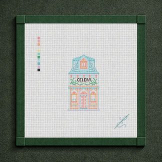 Lenox Celery House Needlepoint Canvas