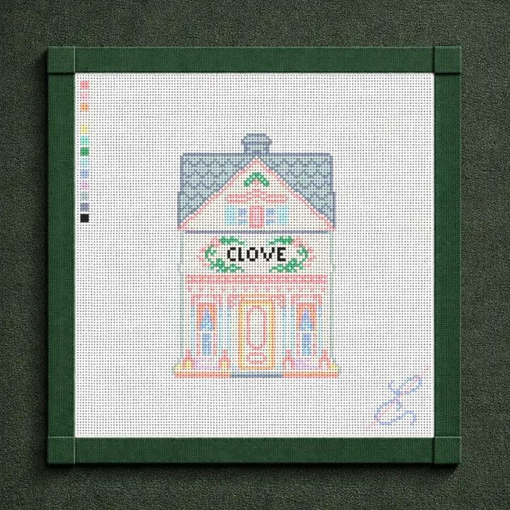 Lenox Clove House Needlepoint Canvas