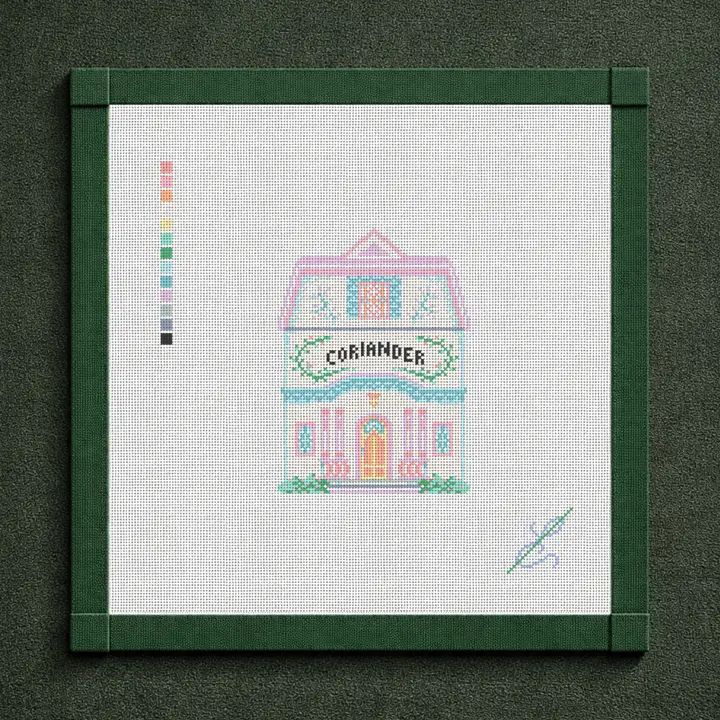 Lenox Coriander House Needlepoint Canvas