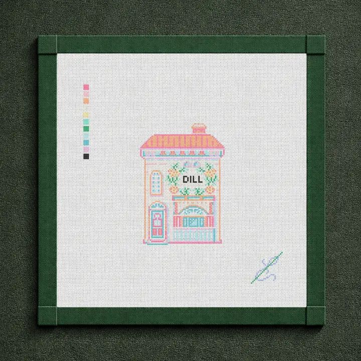 Lenox Dill Spice House Needlepoint Canvas