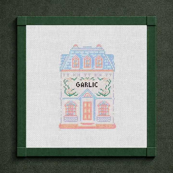 Lenox Garlic House Needlepoint Canvas