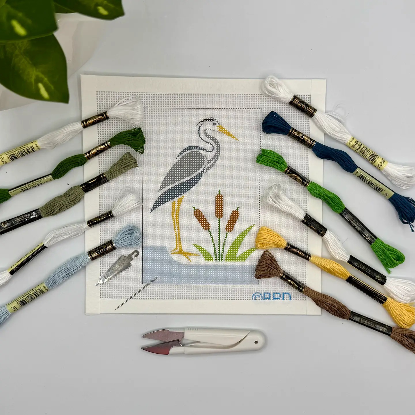 Heron Needlepoint Kit - Image 5