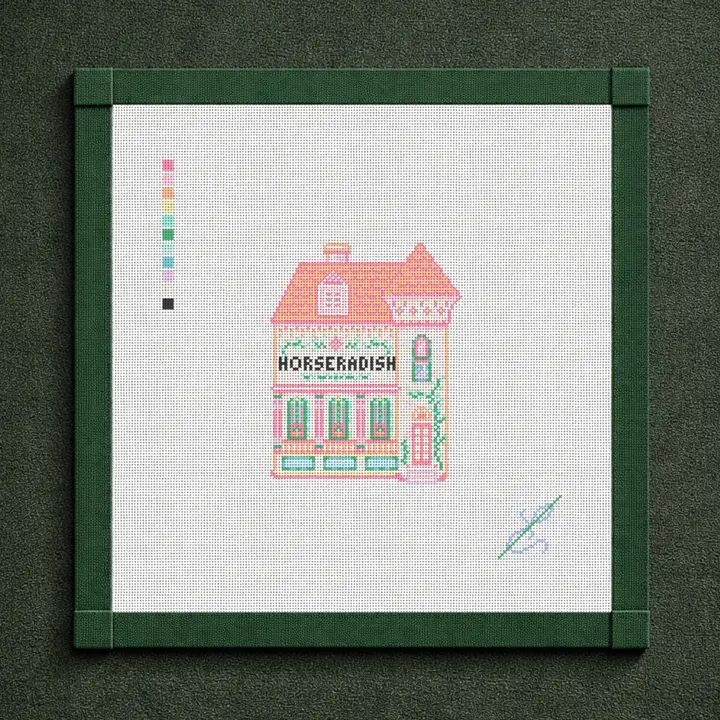 Lenox Horseradish Spice House Needlepoint Canvas