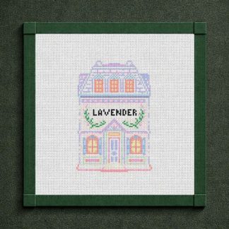 Lenox Lavender Spice House Needlepoint Canvas