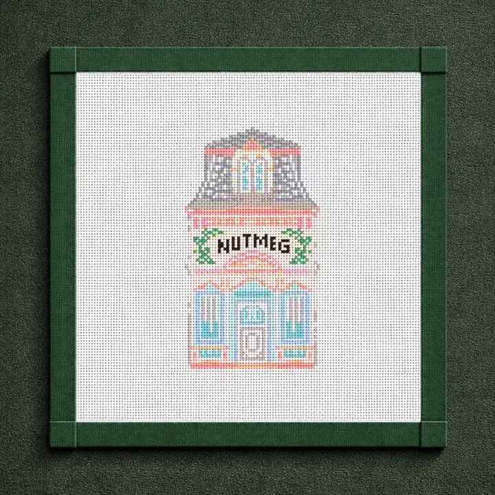 Lenox Nutmeg Spice House Needlepoint Canvas