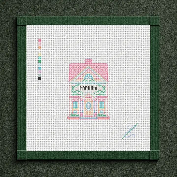 Lenox Paprika Spice House Needlepoint Canvas