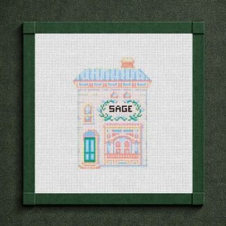 Lenox Sage Spice House Needlepoint Canvas