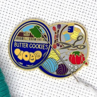 Butter Cookie Tin Needle Minder