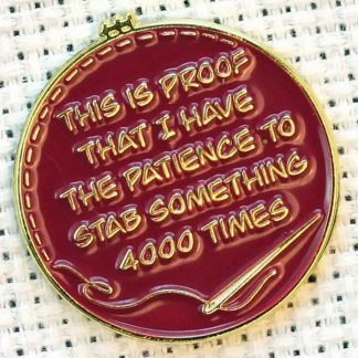Proof I'm Patient Needle Minder